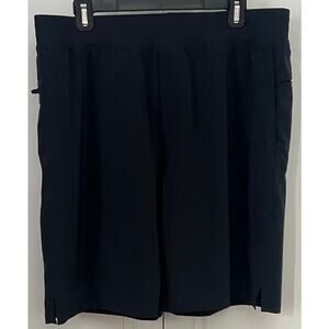 Fabletics Men's Black The 9" Franchise Short Lined Size XL  NWT